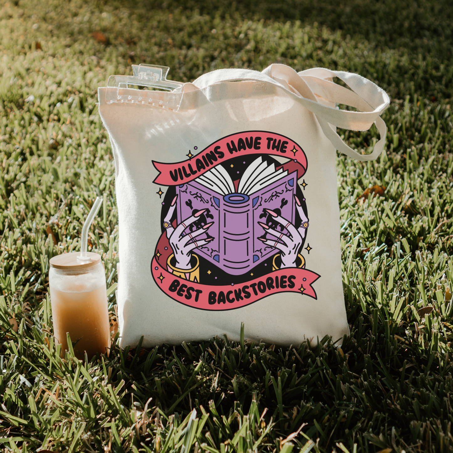 Fantasy Book store Tote Bag | Reader Gift for Valentines Day