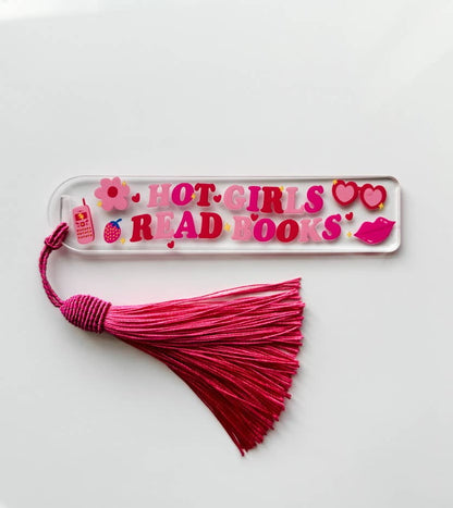 Bookmark - Book Store Gift - Acrylic - Hot Girls Read Books