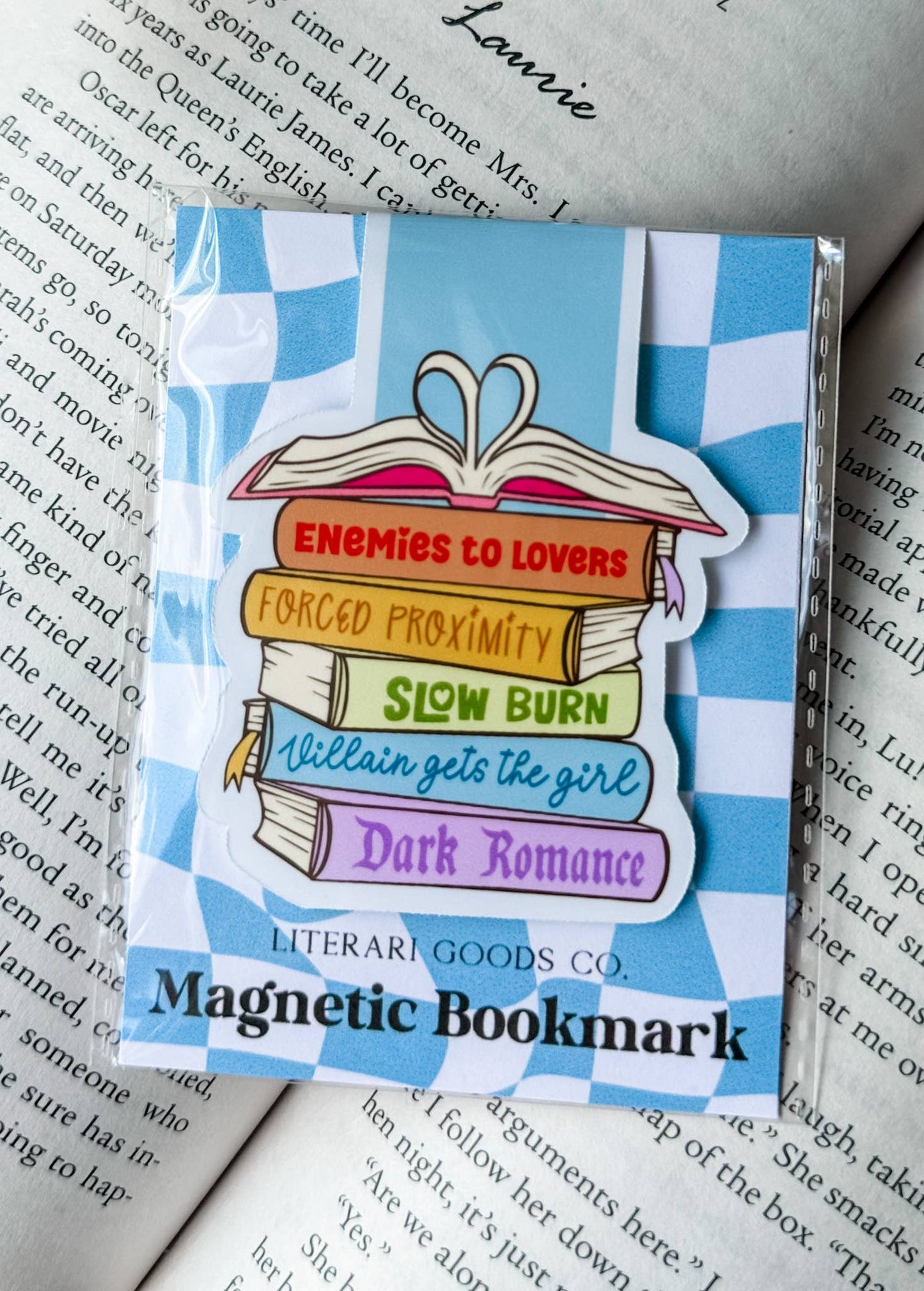 Magnetic Bookmark - Always Falling for the Villain - Bookish