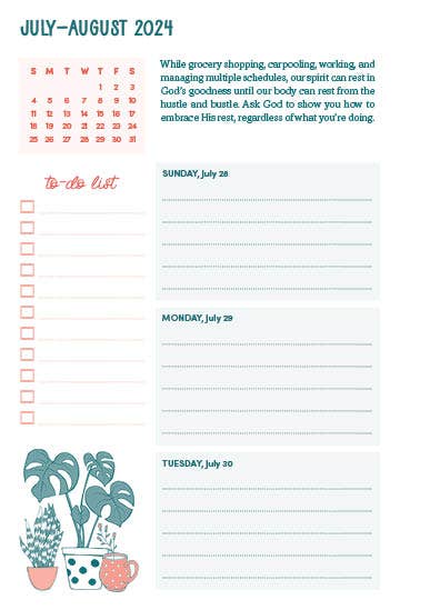 2025 Daily Comfort and Encouragement: A Creative Planner