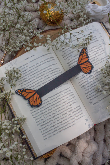 3D Monarch Butterfly Wings Bookmark | Soft Touch