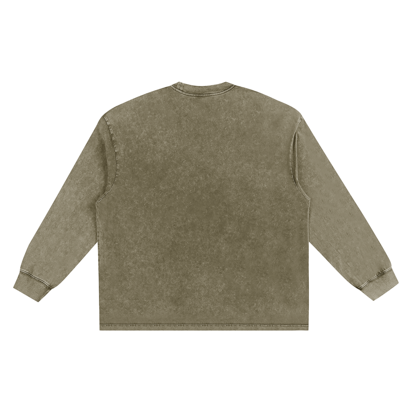 Snow Washed Oversize Long Sleeve T-shirt