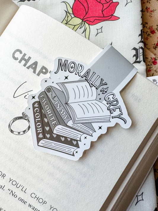 Magnetic Bookmark - Reader Gift - Morally Grey