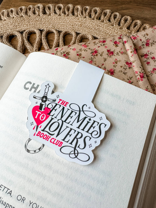 Magnetic Bookmark - Reader Gift - Enemies to Lovers