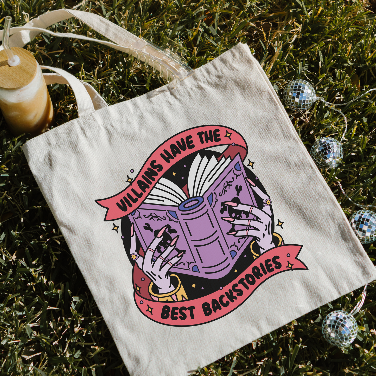 Fantasy Book store Tote Bag | Reader Gift for Valentines Day