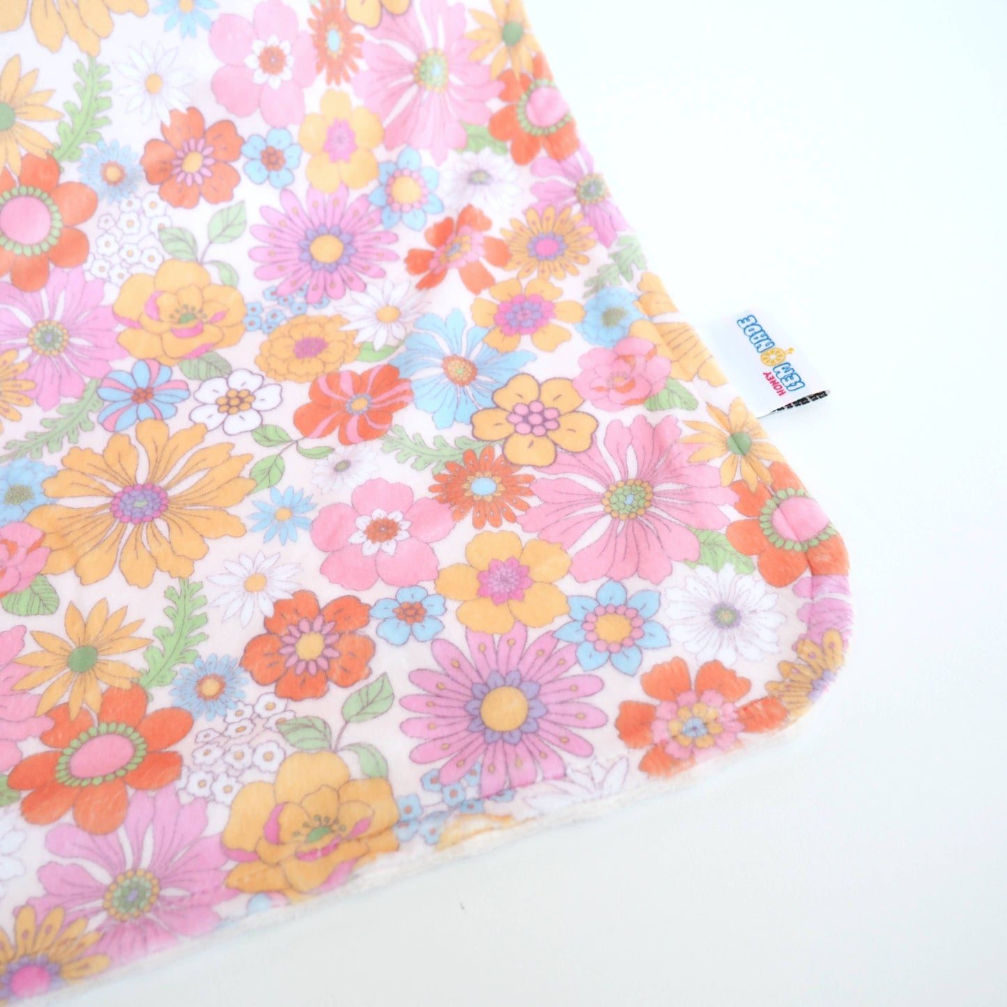 Baby & Toddler Minky Blanket - Retro Floral