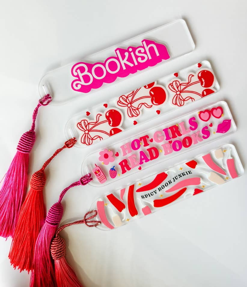 Bookmark - Book Store Gift - Acrylic - Hot Girls Read Books